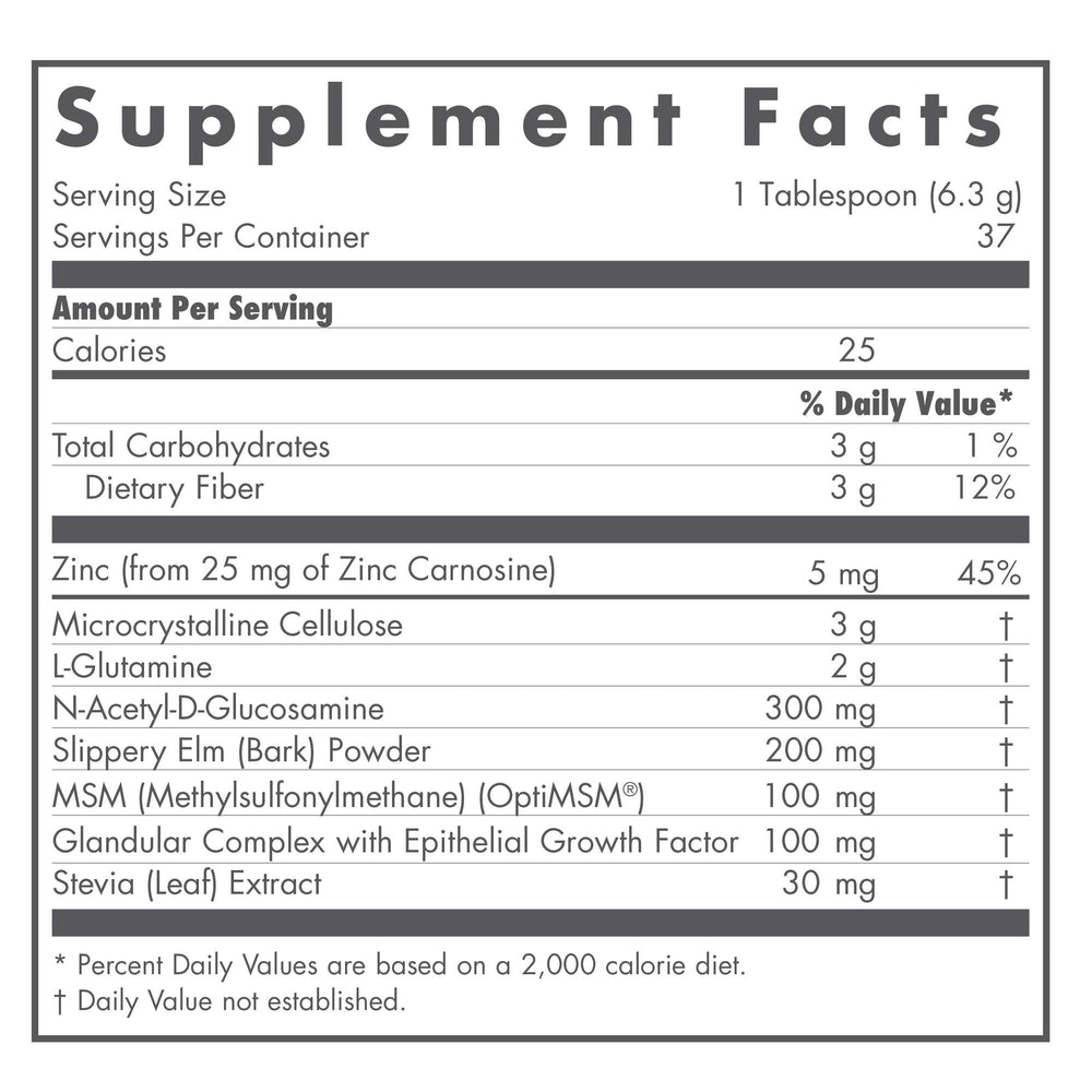 Close-up of Nutricology Perm A Vite Powder label