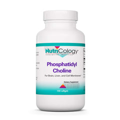 Nutricology phosphatidylcholine softgels bottle with 1540mg label - 100 count