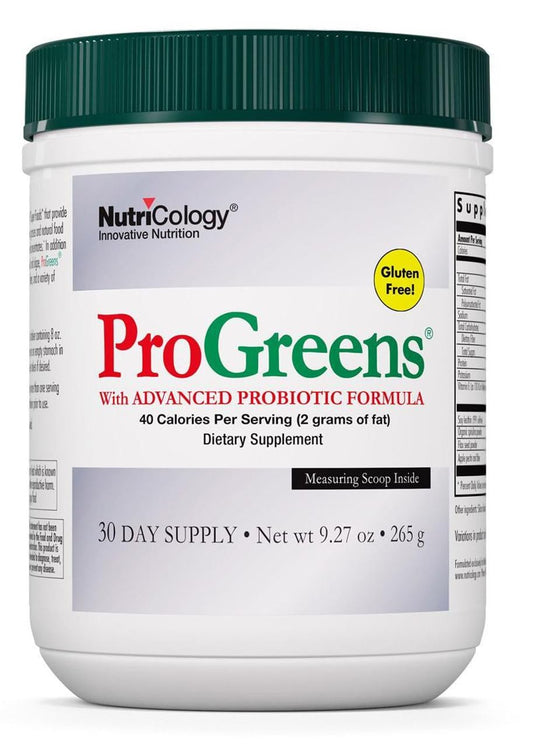 Nutricology ProGreens 265 g package
