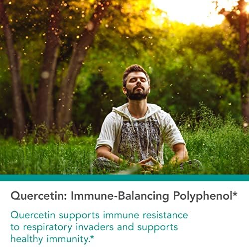 Supplement facts panel for Quercetin 300