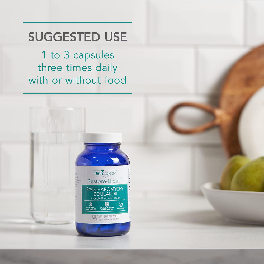 Front view of Nutricology probiotic packaging
