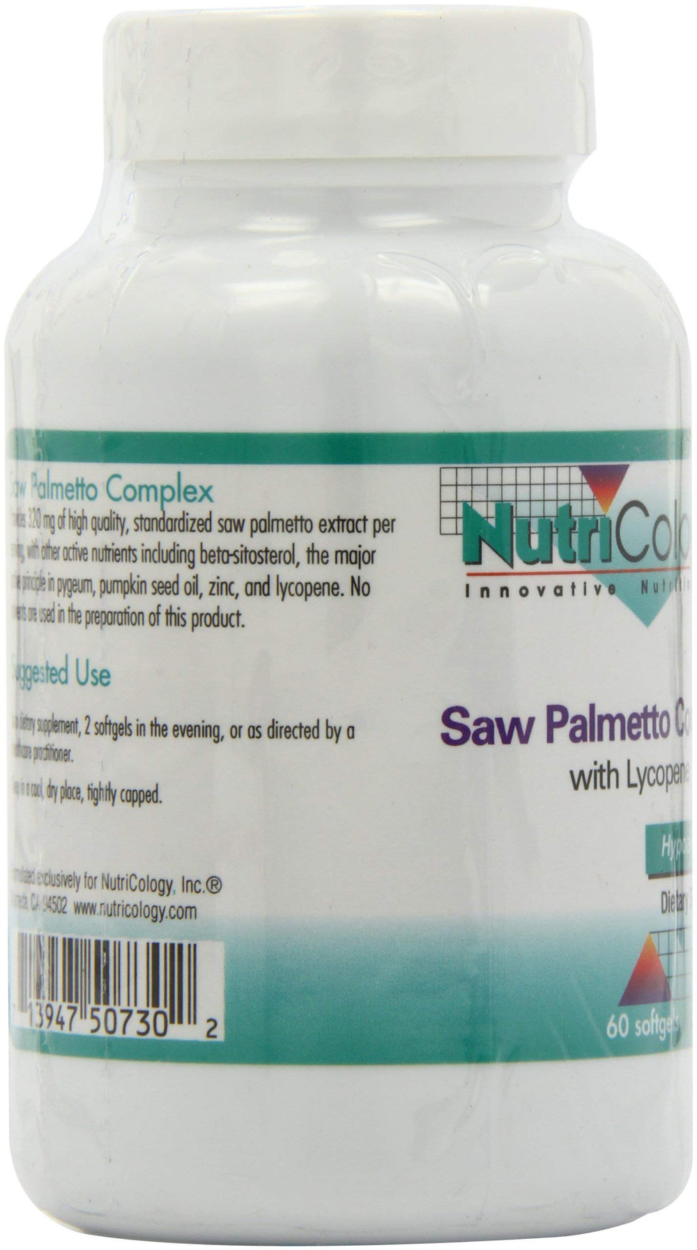 Lifestyle shot showing Nutricology Saw Palmetto Complex Softgels