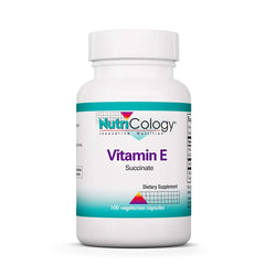 Nutricology Vitamin E Succinate Supplement bottle - 400 IU, 100 capsules
