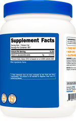 Product packaging emphasizing NSF Certified, GMP Compliant, and FDA Registered facility