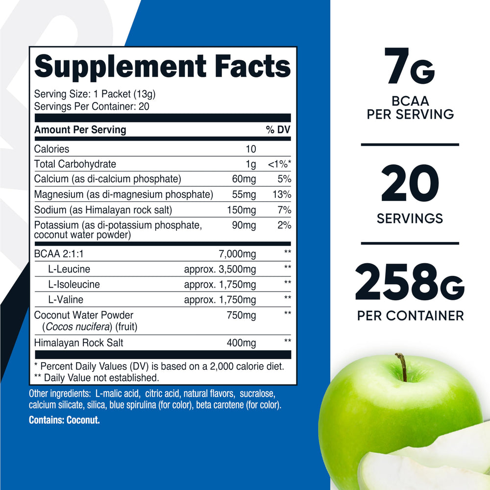 Close-up of Green Apple flavor stickpack