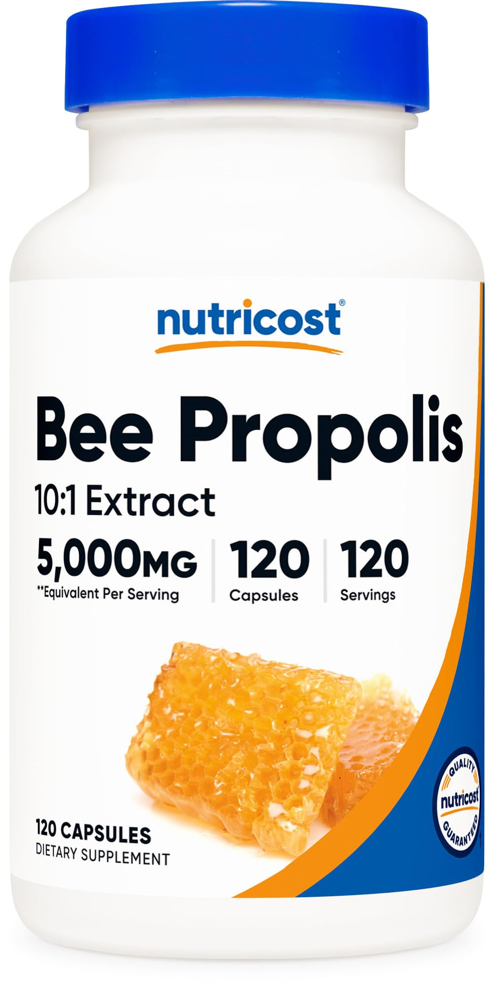 Nutricost Bee Propolis 10:1 Extract bottle with 120 capsules