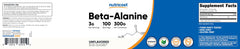 Product packaging and branding for Nutricost Beta-Alanine Powder