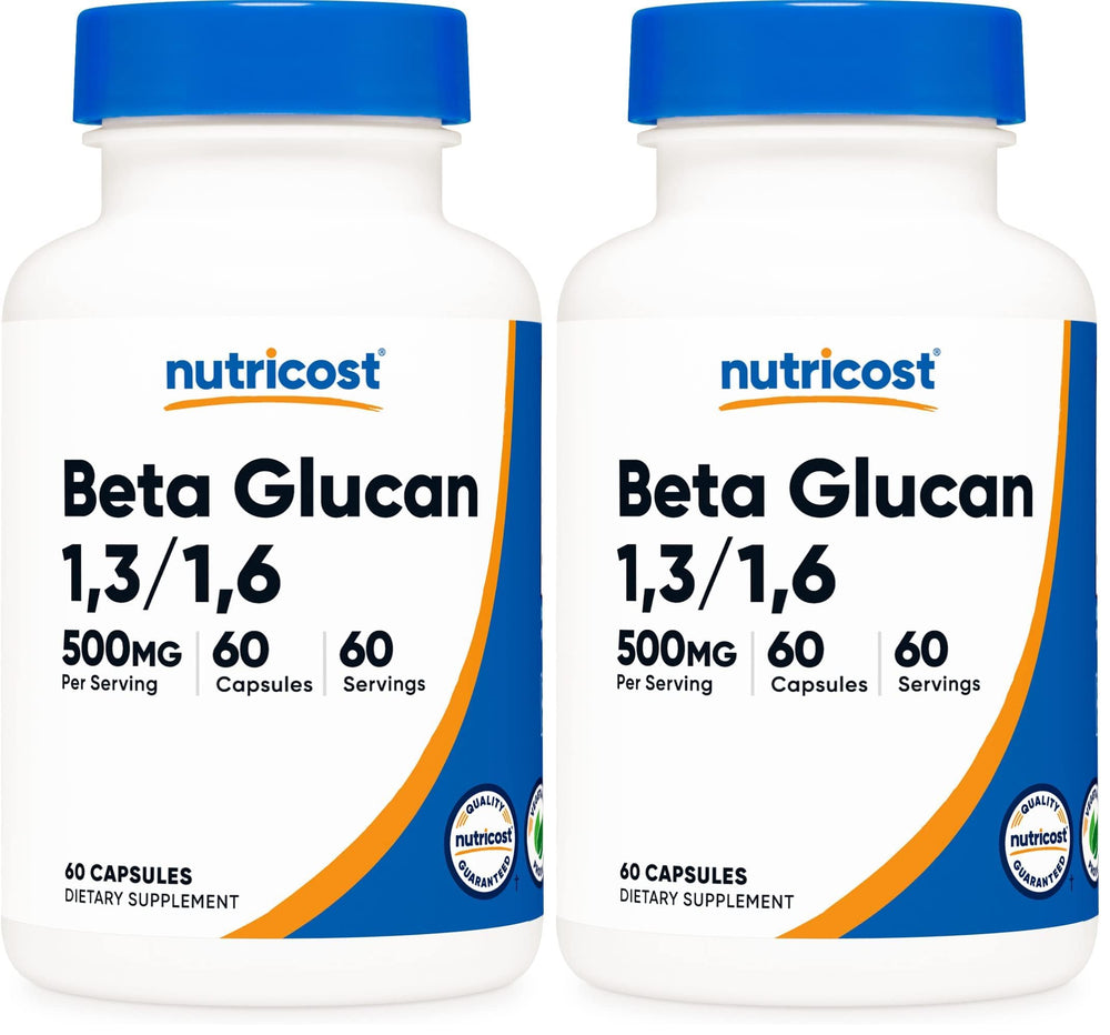 Hero image of Nutricost Beta Glucan 500mg - pack of 2 bottles