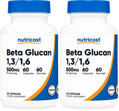 Hero image of Nutricost Beta Glucan 500mg - pack of 2 bottles