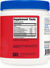 Bottle with serving scoop of Nutricost BHB Salts Drink Mix Fruit Punch