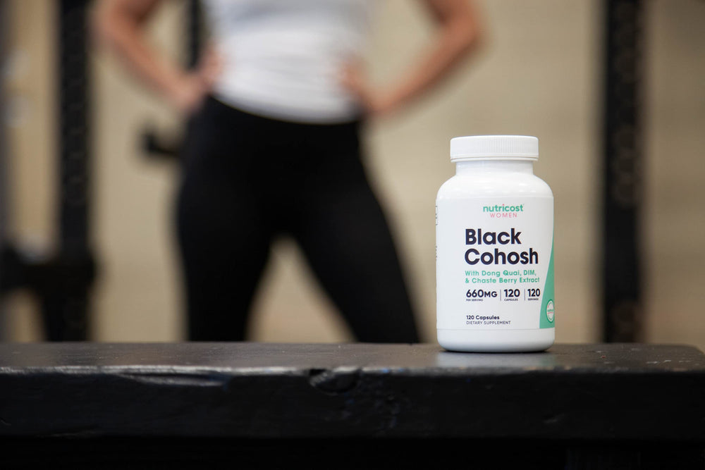Ingredients highlight: Black Cohosh, Dong Quai, DIM, Chaste Berry