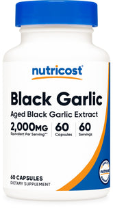Nutricost Black Garlic 60 capsules bottle