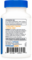 GMO-free, gluten-free, vegan product label