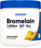 Nutricost Bromelain Powder 4oz label