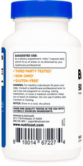 120-count bottle of Nutricost Burdock Root 500mg