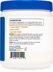 Serving scoop included with Nutricost Calcium Citrate Powder 250 g unflavored