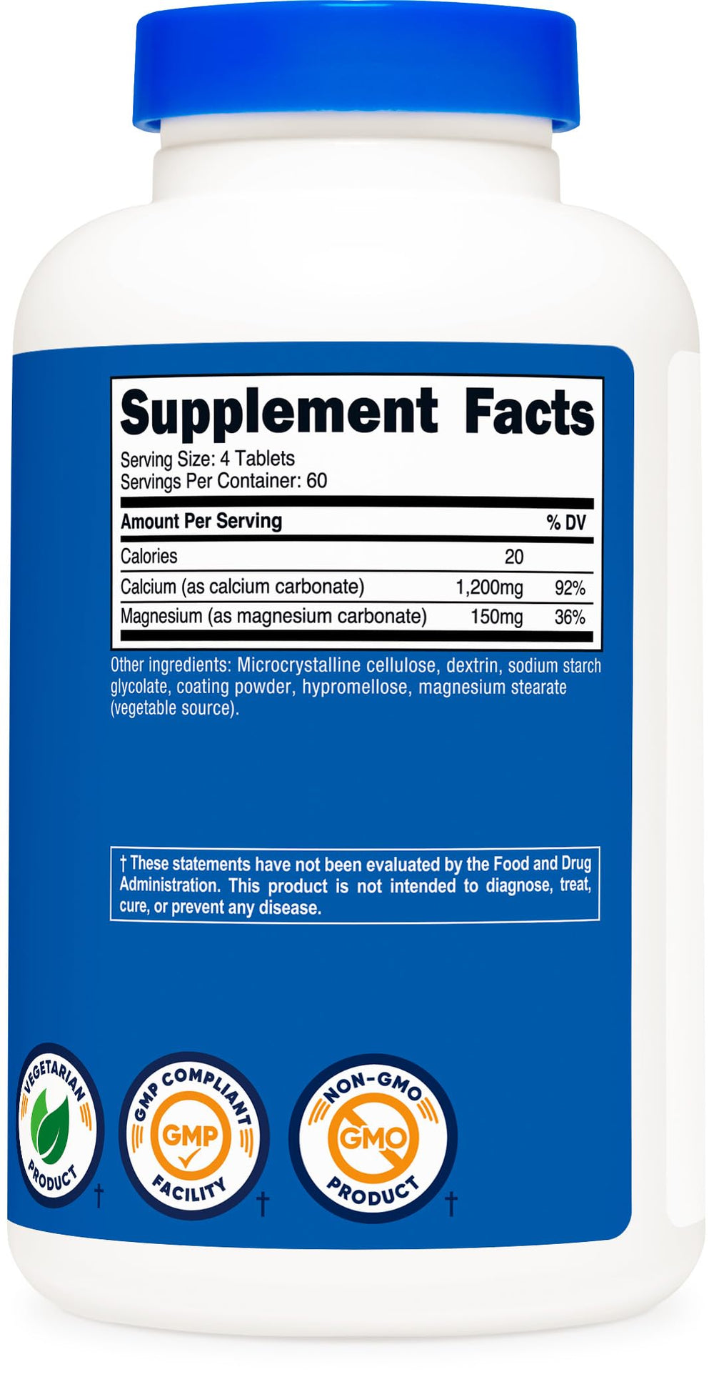 GMP-compliant facility manufacturing label for Nutricost supplement