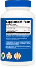 Nutrition facts panel for Nutricost Chelated Iron 18mg