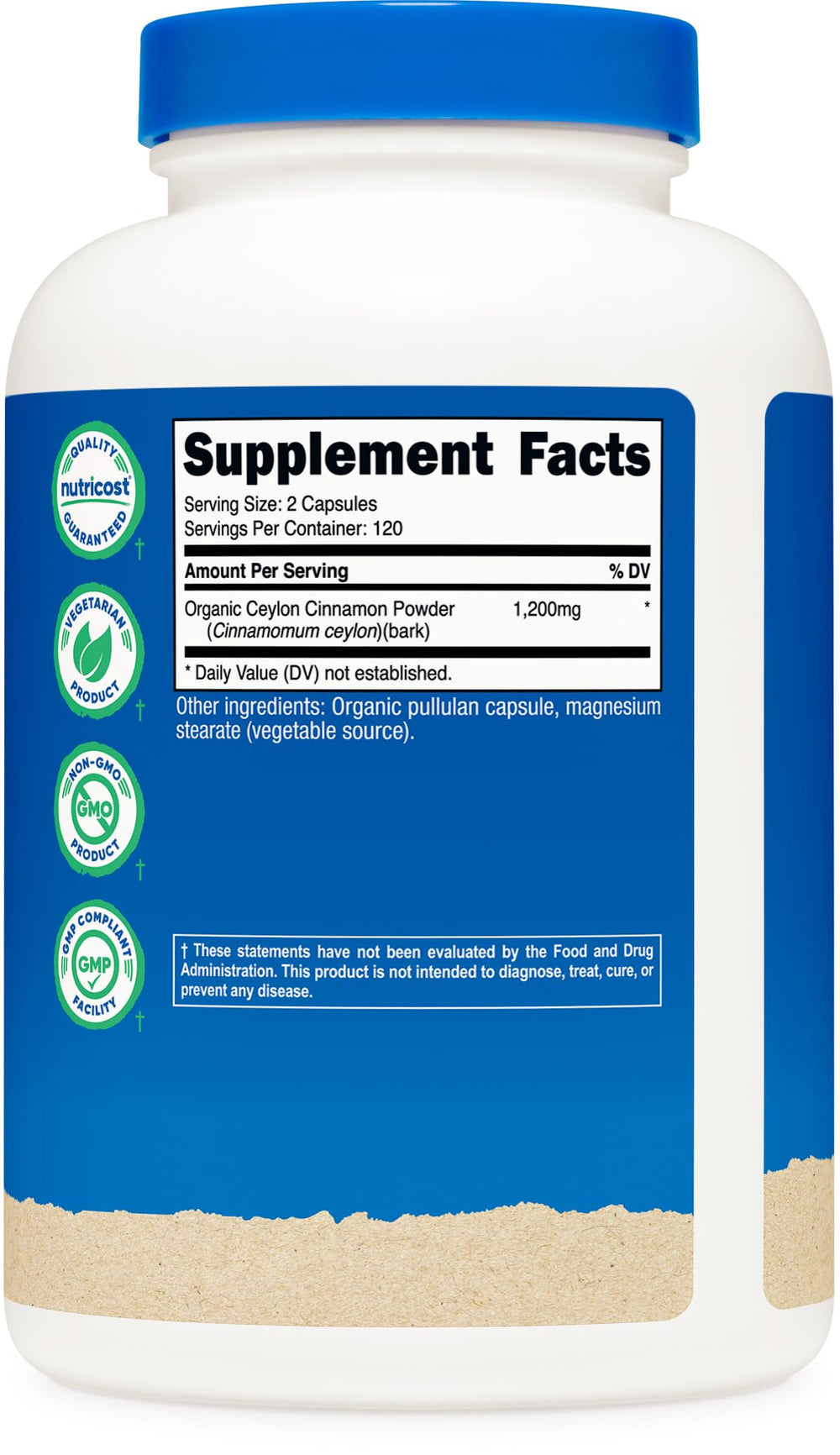 Third-party tested Nutricost Cinnamon Capsules quality assurance