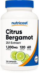 Nutricost Citrus Bergamot Capsules bottle front view
