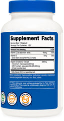 GMP compliant facility badge on product label