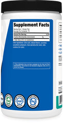 Back label of Nutricost Creatine Monohydrate Coastal Explosion 500g showing certifications