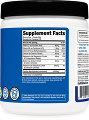 Packaging showing 7 vitamins and minerals icons on bottle