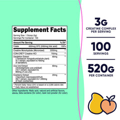 Ingredient panel showing Folate, Dandelion Root Extract, Uva Ursi Extract and Cranberry Extract