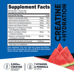 Nutricost Creatine Monohydrate Watermelon flavored packaging