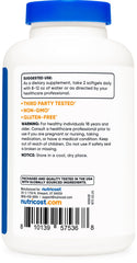 Nutrition facts for Nutricost Extra Virgin Olive Oil supplement