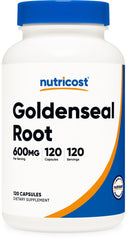 Nutricost Goldenseal Root 600mg bottle label