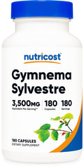 Nutricost Gymnema Sylvestre 3,500mg bottle label