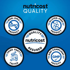 Vitamin D3 and HMB supplement bottle from Nutricost