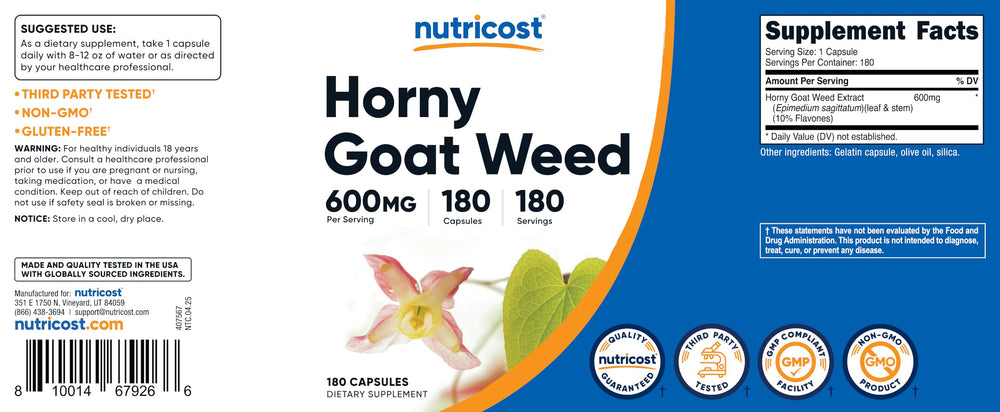 Manufactured in NSF Certified GMP facility