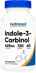 Nutricost Indole-3-Carbinol 425mg bottle label