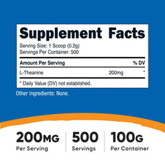 Nutricost L-Theanine Powder bottle product shot