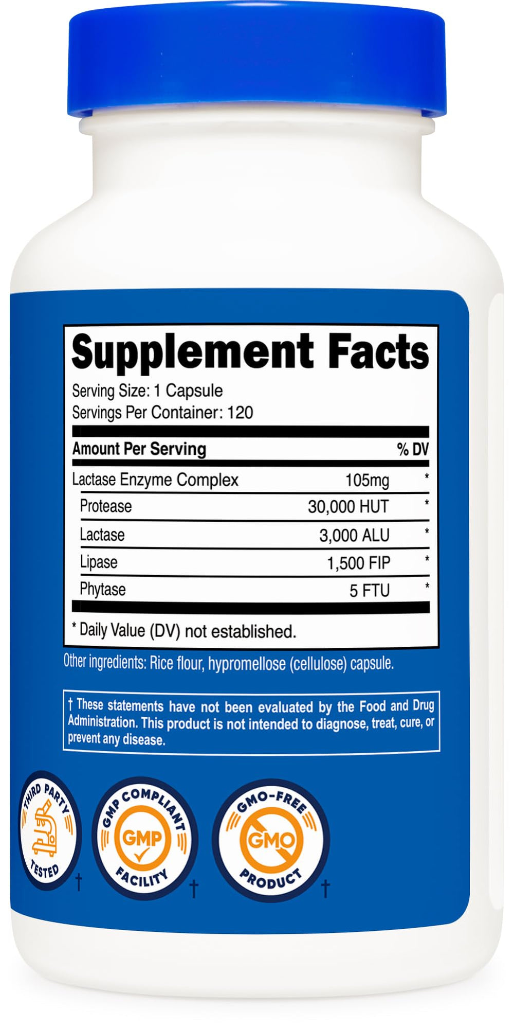 GMP compliant and FDA registered facility badge