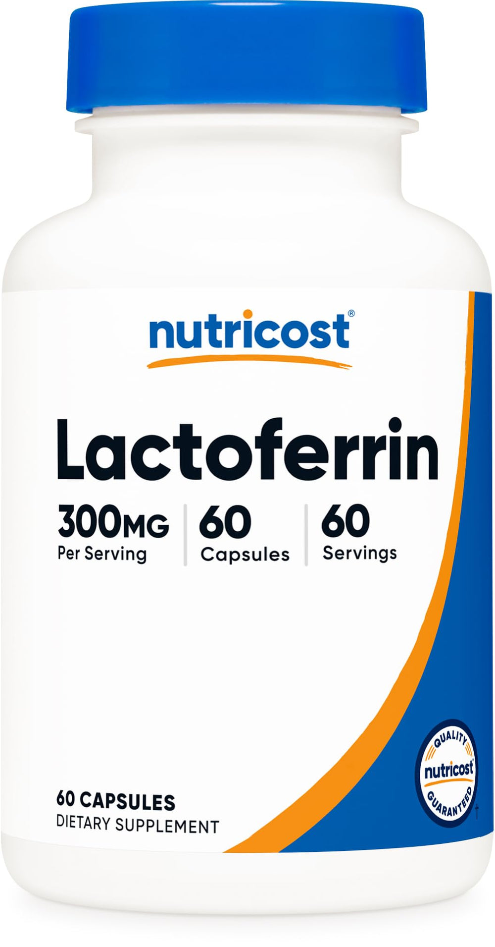 Nutricost Lactoferrin Capsules bottle – front view