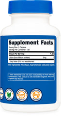 Nutricost Lithium Orotate 5mg packaging and product shot