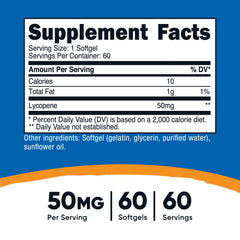 Close-up of Lycopene 50mg Softgels