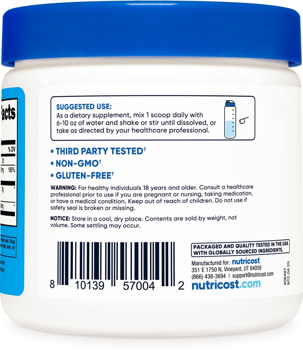 Serving scoop included with Nutricost Magnesium BHB Salts