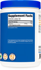 Serving scoop with Nutricost Magnesium Citrate Powder Unflavored 500g Pack of 2