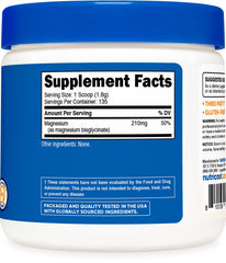 Nutricost Magnesium Glycinate bottle with label