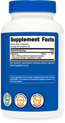 Pack shot of Nutricost Magnesium Taurate 1500mg bottle