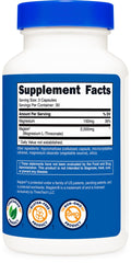 GMP-compliant facility and third-party tested seal on Nutricost Magtein packaging