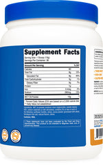 NSF Certified GMP facility and ISO-lab testing badges for Nutricost MCT Oil Powder