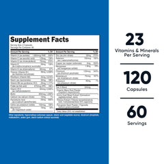 Back view of Nutricost Multivitamin for Men bottle