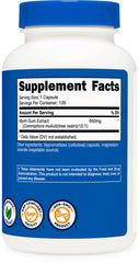 Non-GMO, gluten-free, vegetarian friendly Nutricost Myrrh Extract capsules