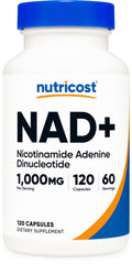 Nutricost NAD+ supplement bottle for a convenient daily routine.