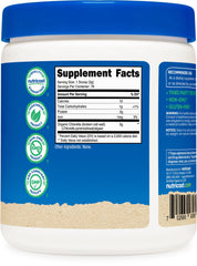 8oz bottle of Nutricost Organic Chlorella Powder on a white background